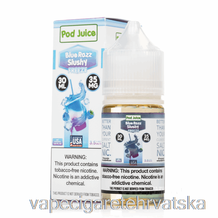 Vape Hrvatska Freeze Blue Razz Slushy - Mahuna Sok - 30ml 35mg